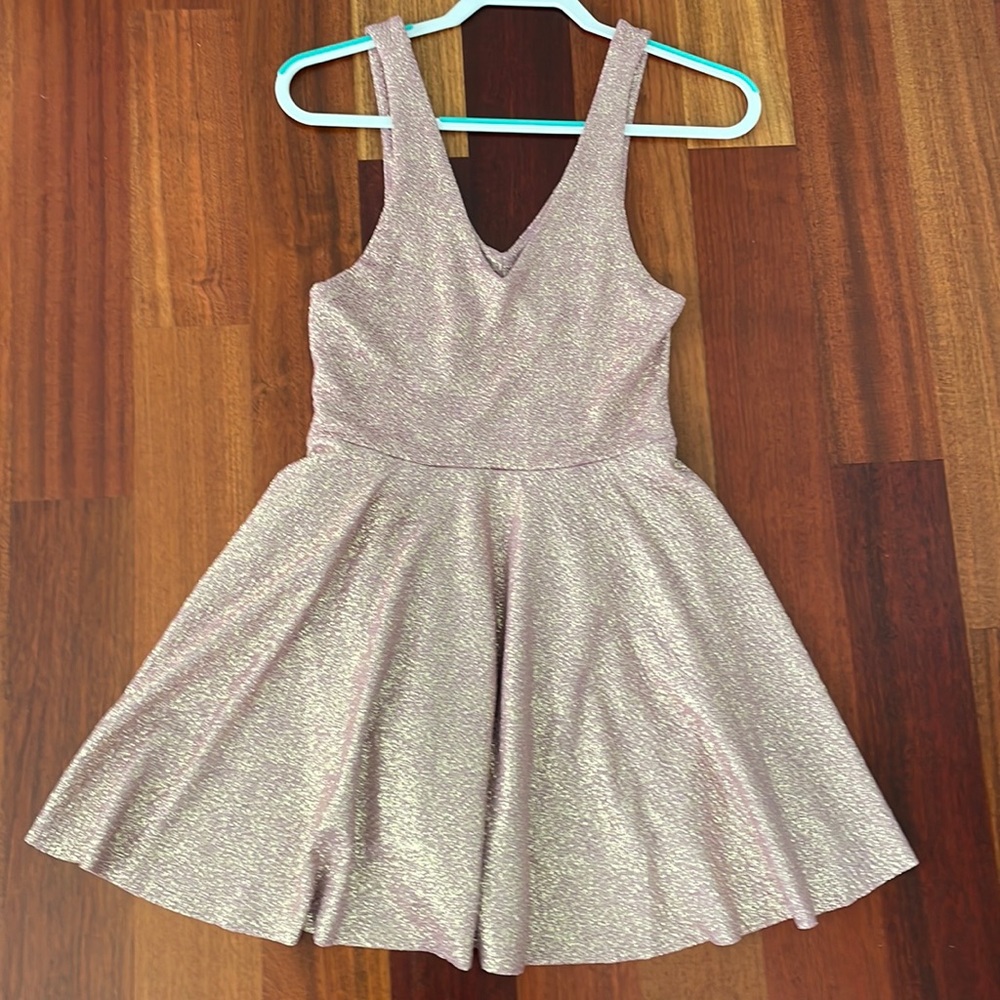 Free People Pink Sparkle Dress Size Small